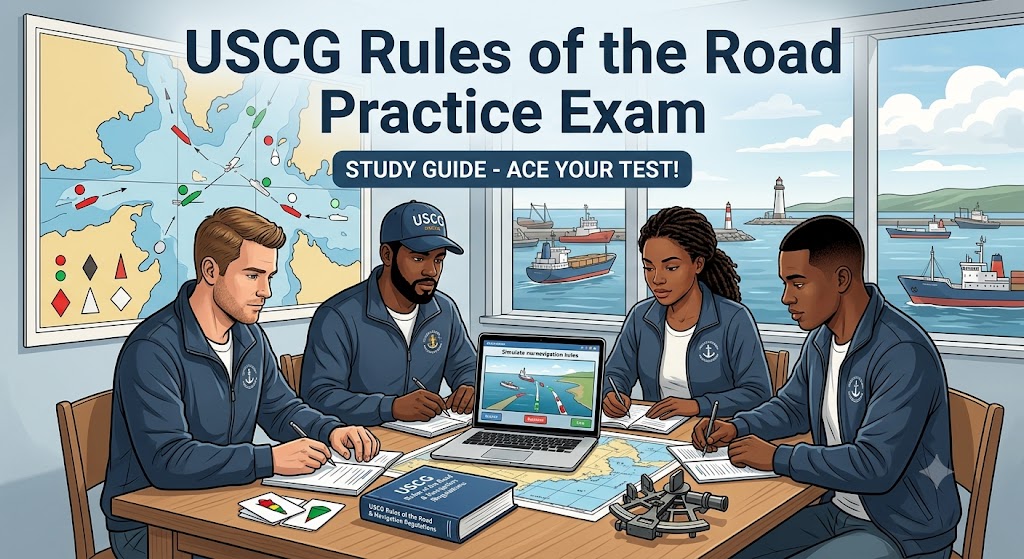 USCG Rules of the Road Practice Test Banner