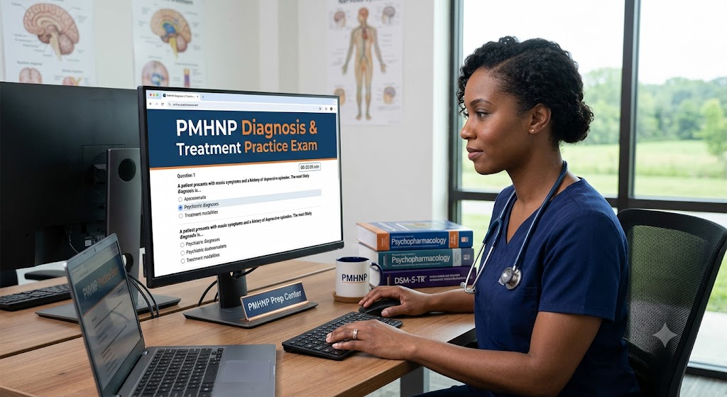 PMHNP Diagnosis and Treatment Practice Test Banner