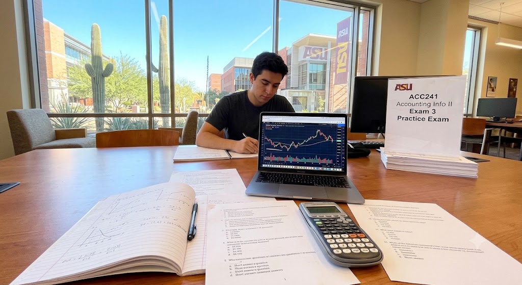 Arizona State University (ASU) ACC232 Financial Accounting I Exam 2 Practice Banner