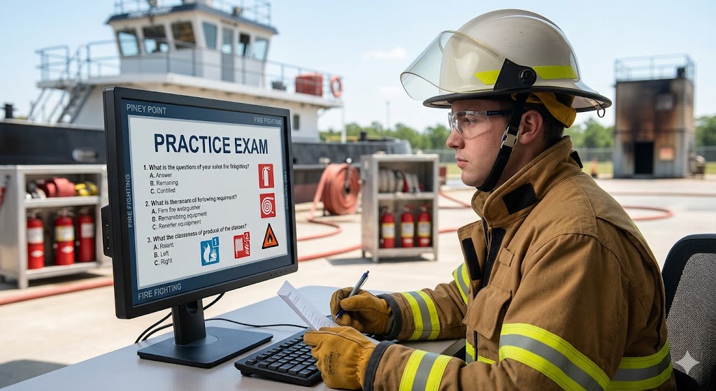 Piney Point Basic Fire Fighting Practice Exam Banner