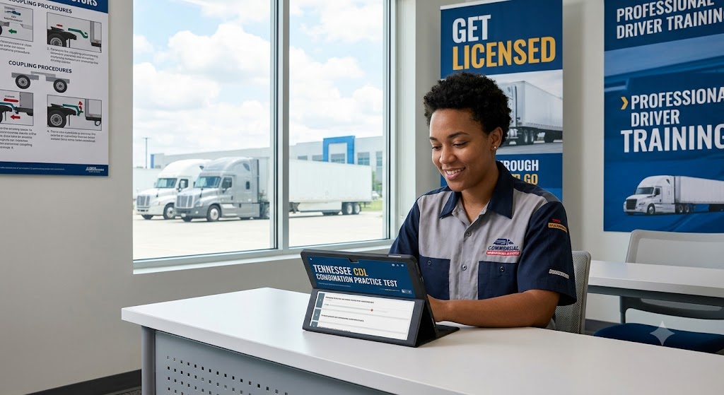 Tennessee CDL Combination Practice Test Banner