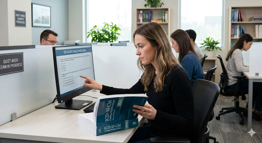 ICD-10-CM Coding Practice Exam Banner