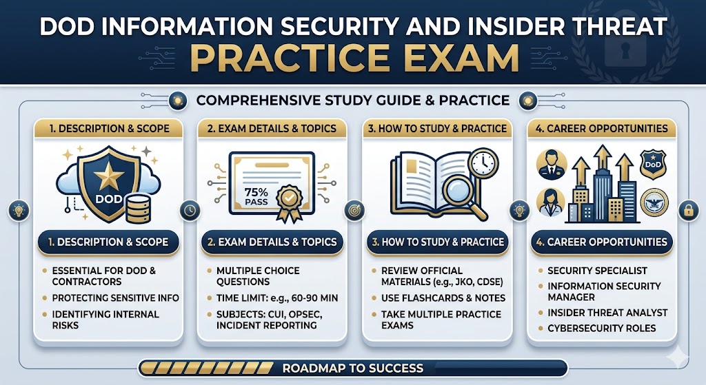 Department of Defense (DoD) Information Security and Insider Threat Practice Test Banner