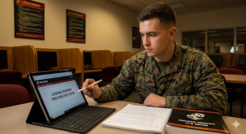 Leading Marines PME Practice Test Banner