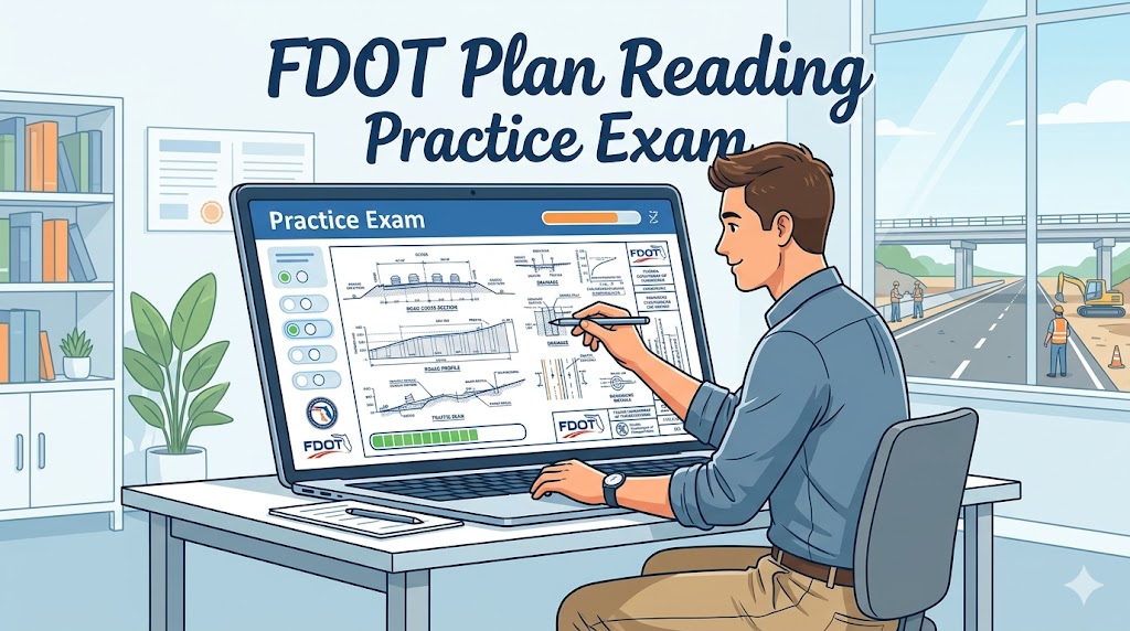FDOT Plan Reading Practice Exam Banner