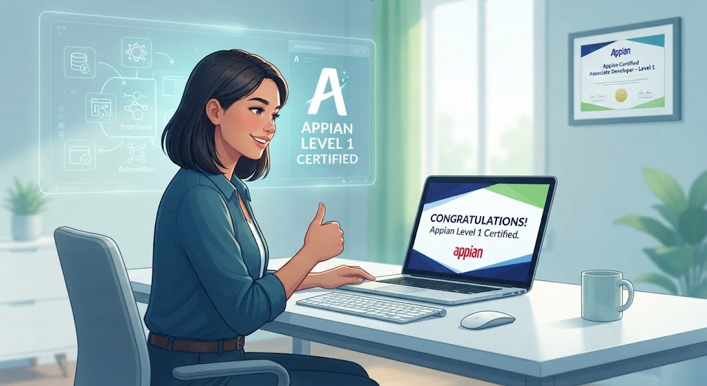 Appian Level 1 Certification Practice Exam Banner