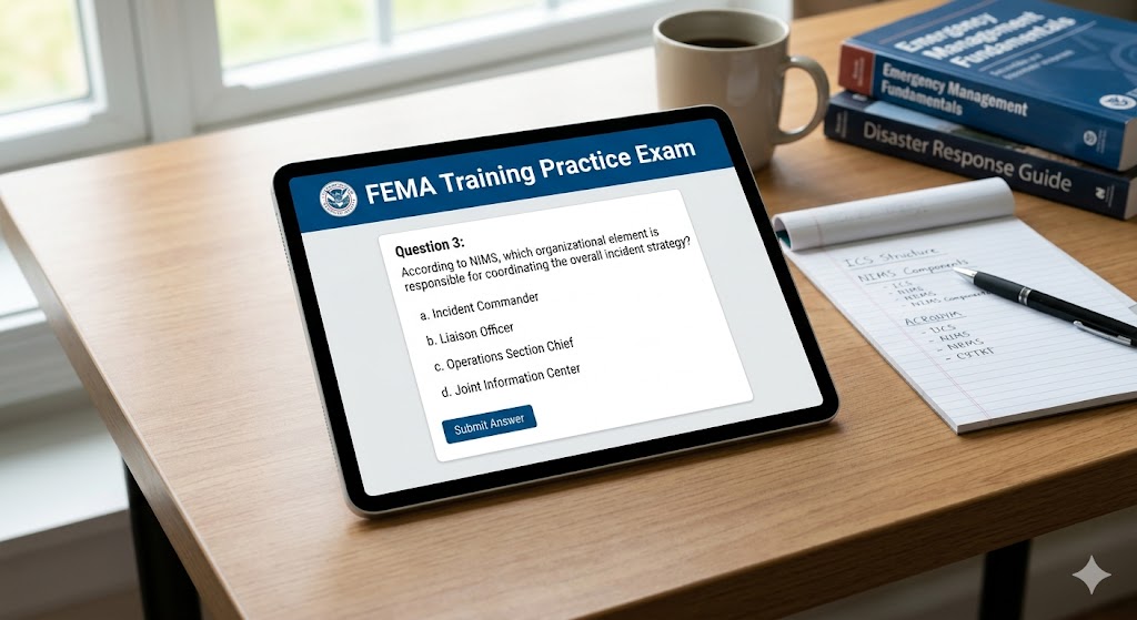 FEMA Training Practice Test Banner