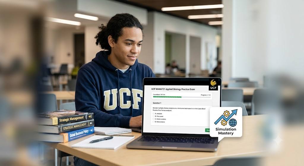 University of Central Florida (UCF) MAN6721 Applied Strategy and Business Policy Practice Exam 1 Banner