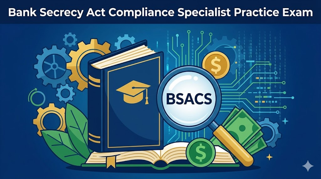 Bank Secrecy Act Compliance Specialist (BSACS) Practice Exam Banner