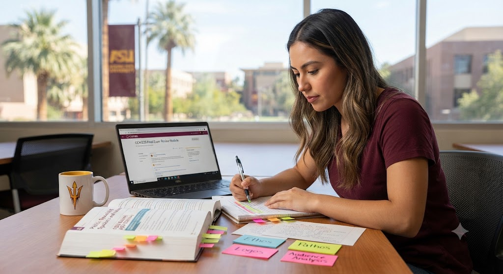 Arizona State University (ASU) COM225 Public Speaking Final Practice Exam Banner
