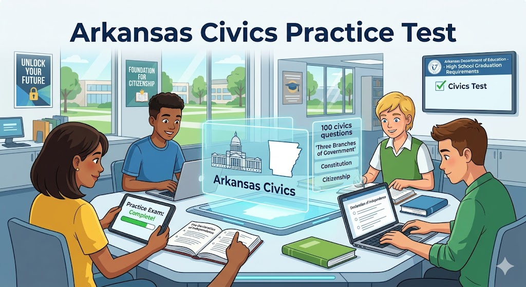 Arkansas Civics Practice Test Banner
