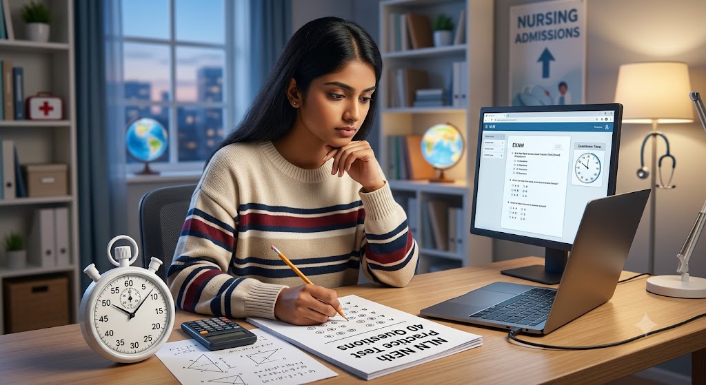 NLN NEX Math Practice Test 2026 [Timed] 40 Questions Banner