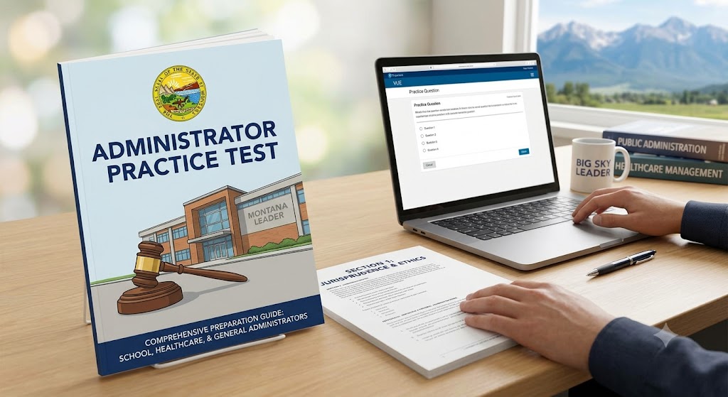 Montana Administrator Practice Test Banner