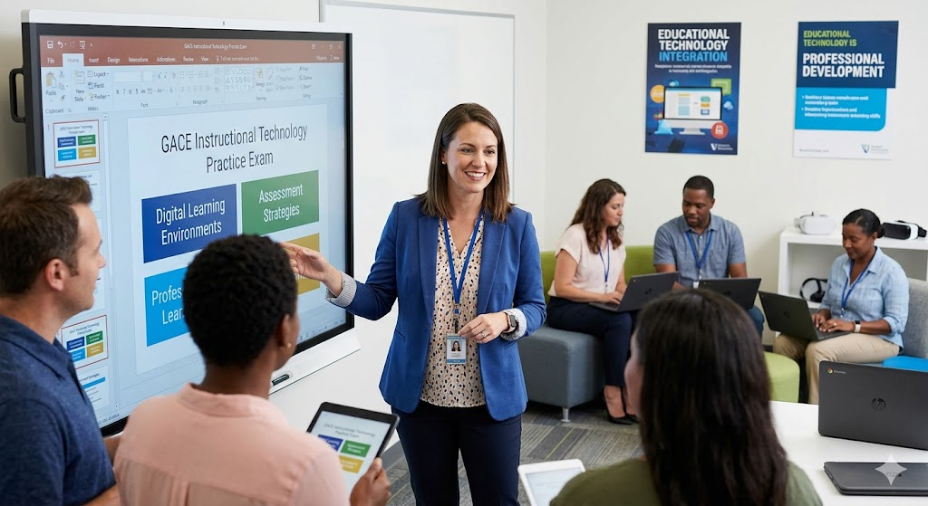 GACE Instructional Technology Practice Exam Banner