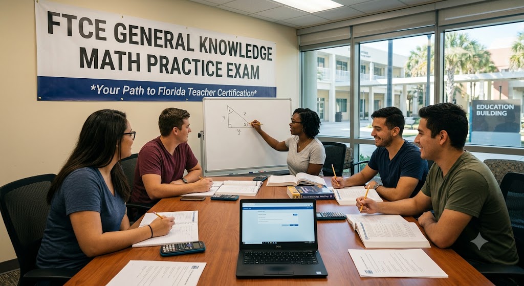 FTCE General Knowledge Math Practice Test Banner