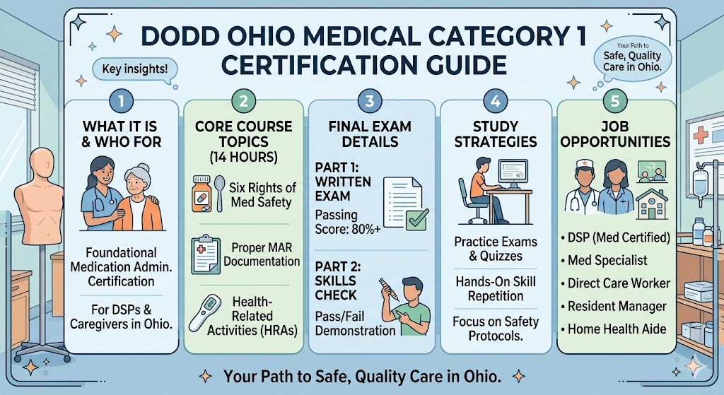 DDOD Ohio Medical Certification Category 1 Practice Exam Banner