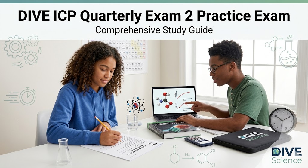 DIVE Integrated Chemistry and Physics (ICP) Quarterly Exam 2 Practice Banner