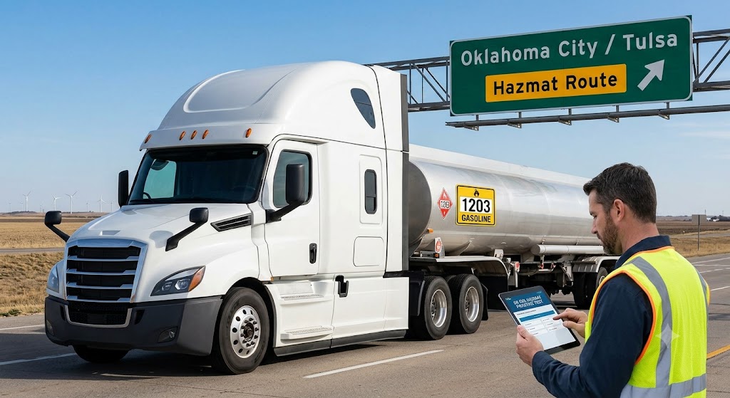 Oklahoma CDL Hazmat Practice Test Banner