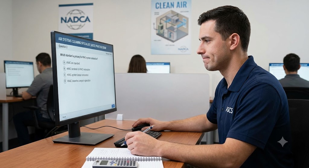 Air Systems Cleaning Specialist (ASCS) Practice Exam Banner