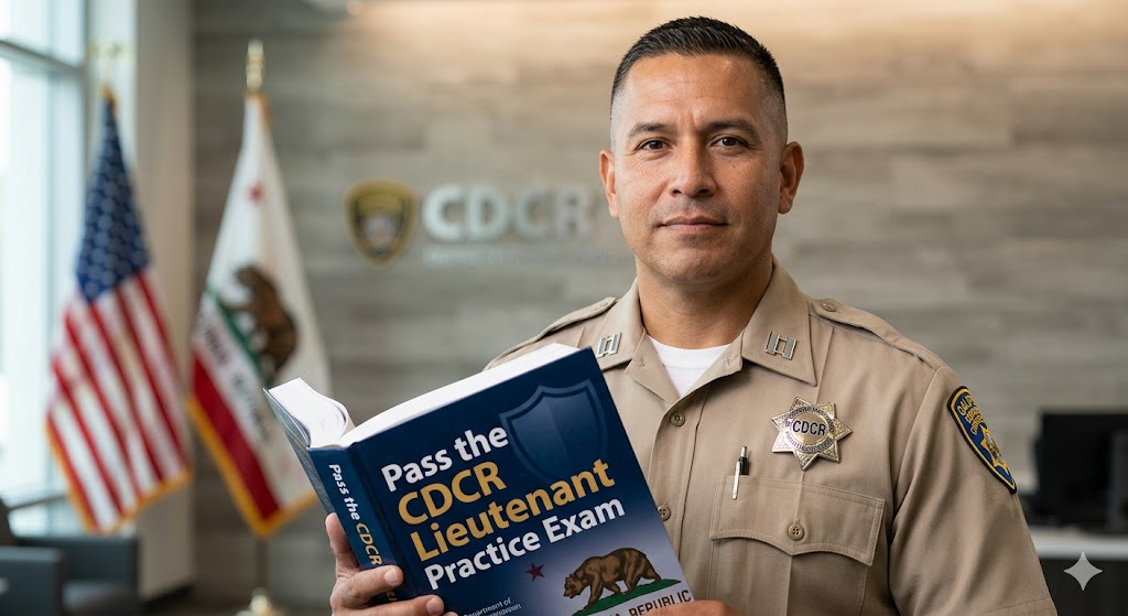 California Department of Corrections and Rehabilitation (CDCR) Lieutenant (LT) Practice Exam Banner