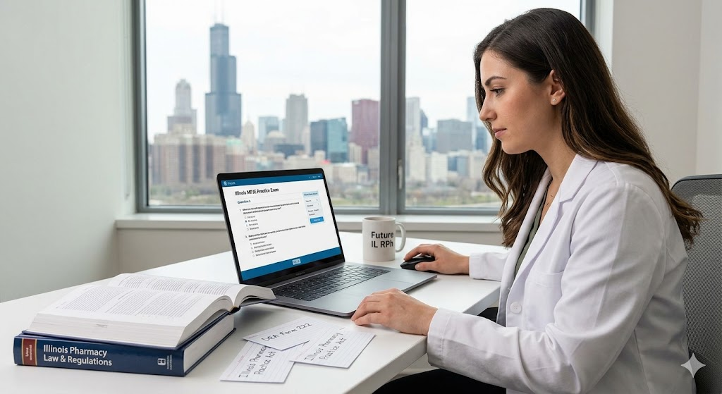 Illinois Multistate Pharmacy Jurisprudence Examination (MPJE) Practice Exam Banner