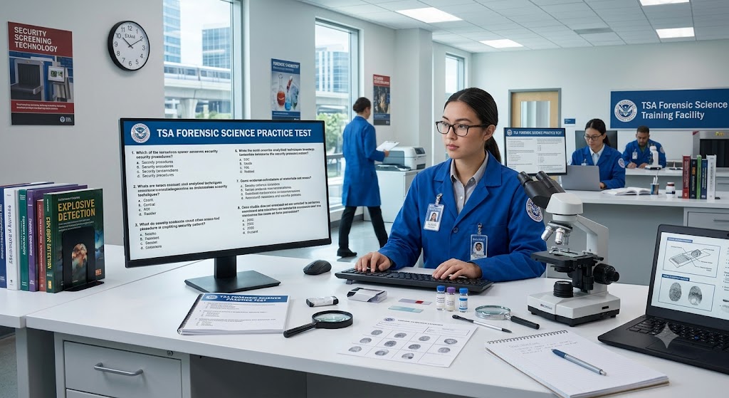 TSA Forensic Science Practice Test Banner