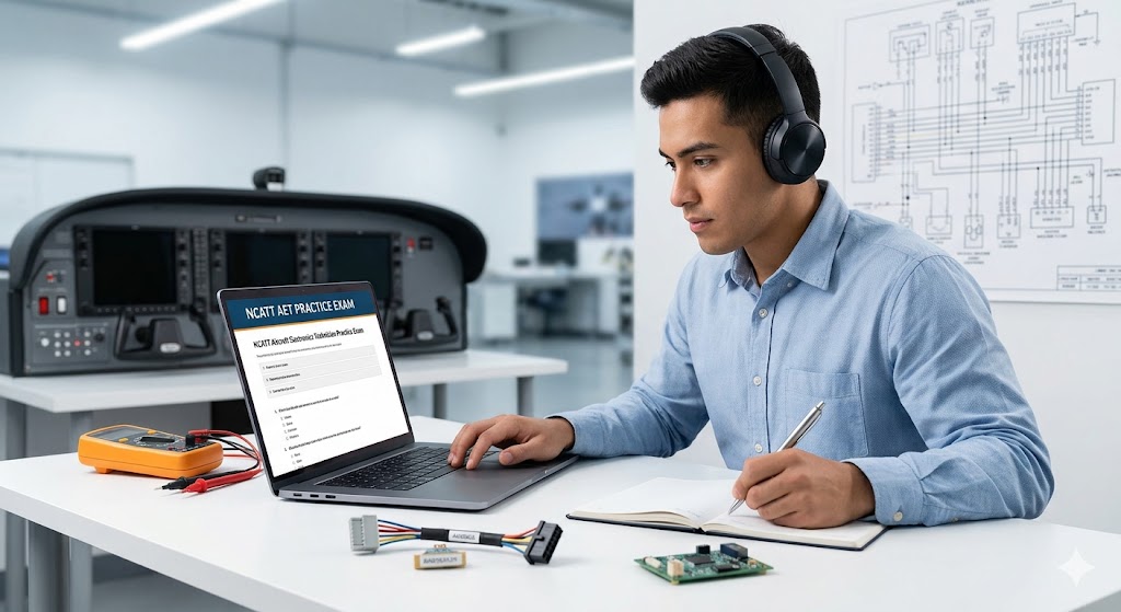 NCATT Aircraft Electronics Technician (AET) Certification Practice Exam Banner