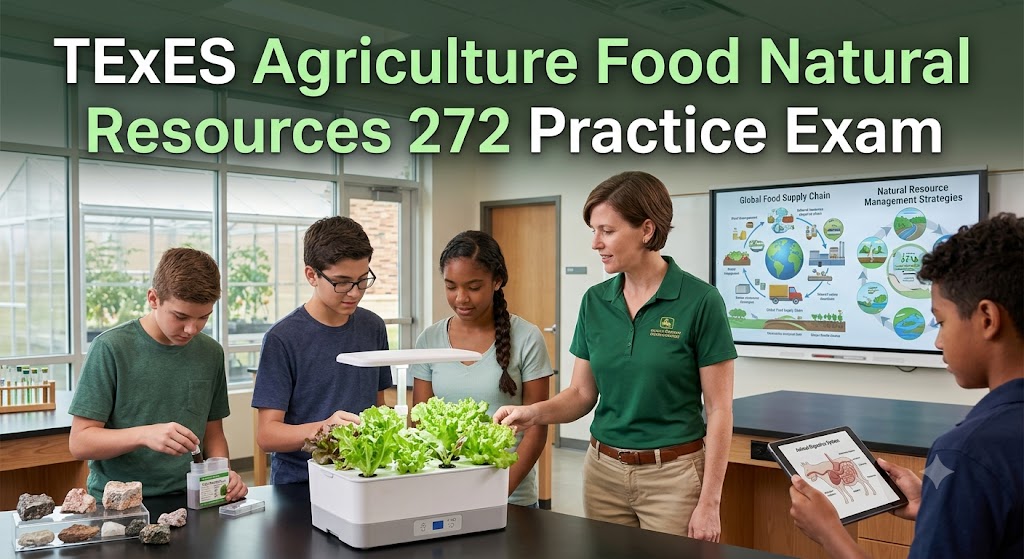 TExES Agriculture, Food and Natural Resources 6-12 (272) Practice Test Banner