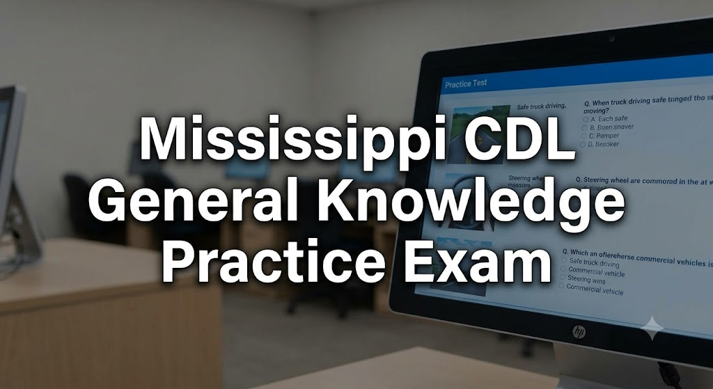 Mississippi CDL General Knowledge Practice Test 3 Banner