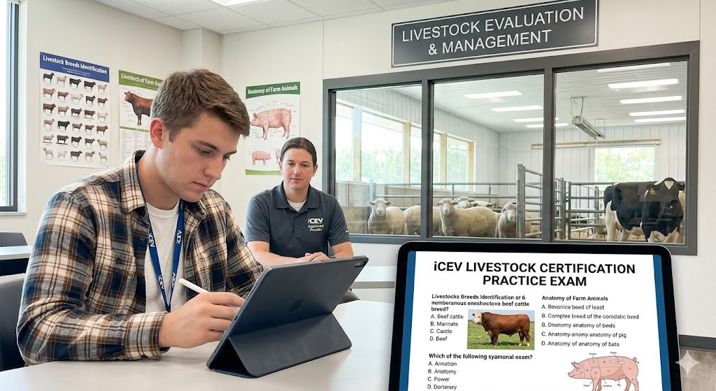 iCEV Livestock Certification Practice Test Banner