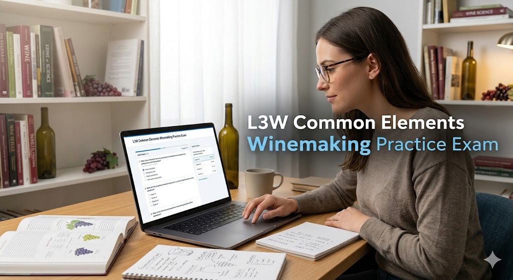 L3W Common Elements of Winemaking Practice Test Banner
