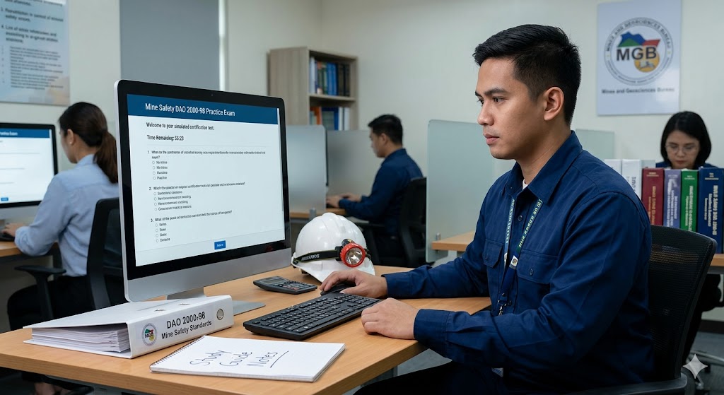 Mine Safety DAO 2000-98 Practice Test Banner