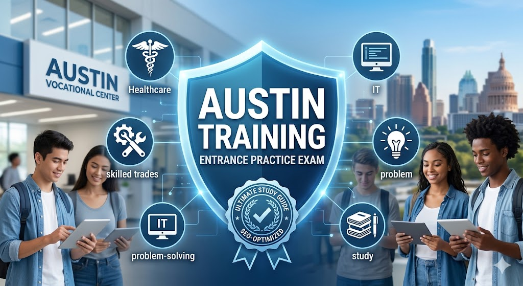 Austin Training Entrance Practice Exam Banner