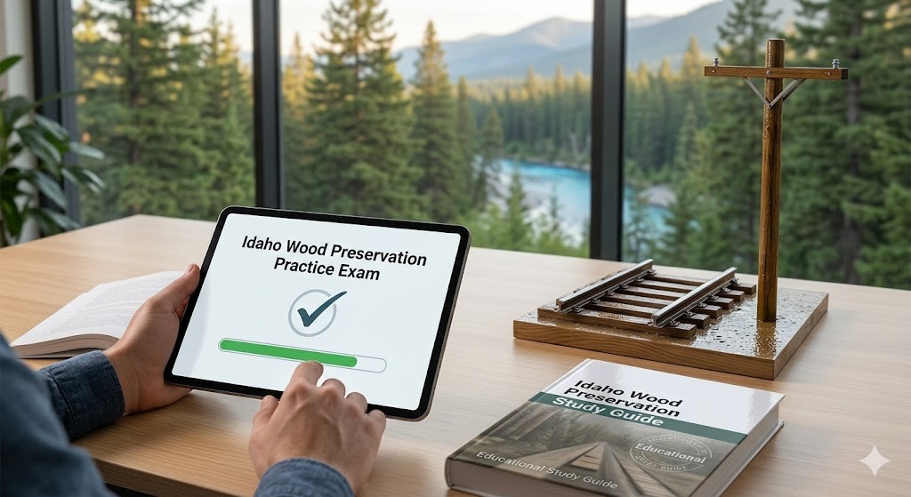 Idaho Wood Preservation Practice Test Banner
