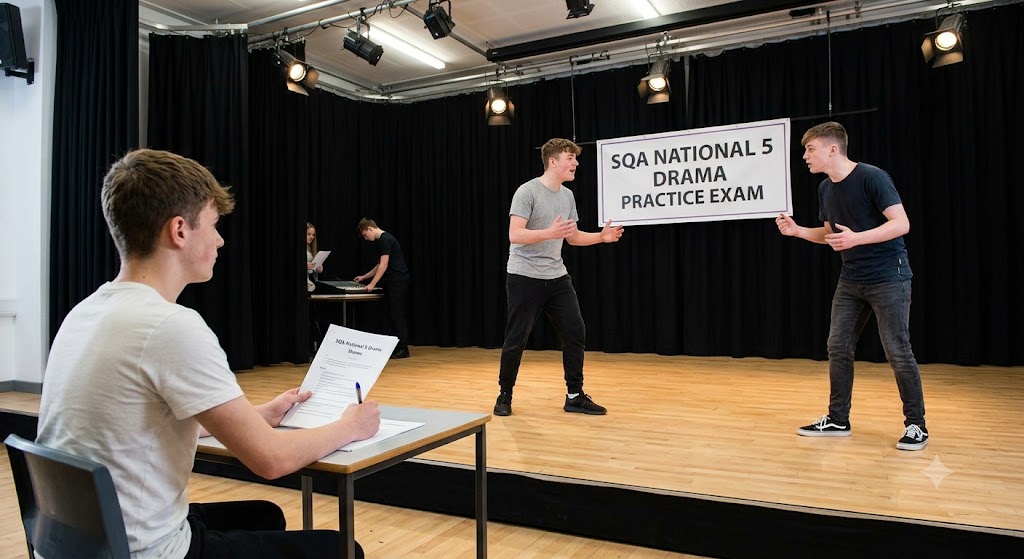 SQA National 5 Drama Practice Exam Banner