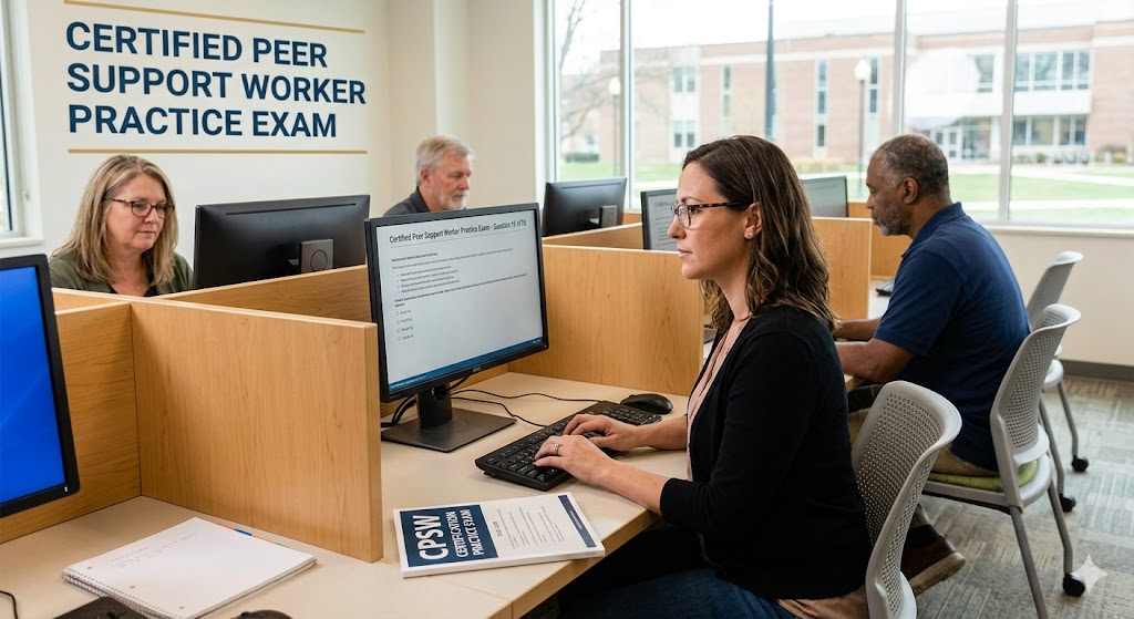 Certified Peer Support Worker Certification Practice Exam Banner