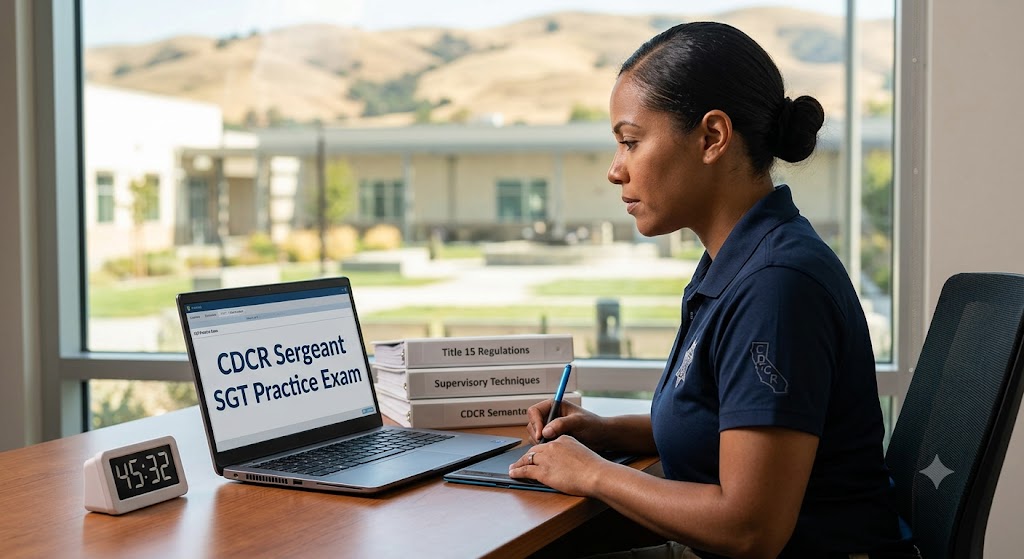 CDCR Sergeant (SGT) Practice Exam Banner