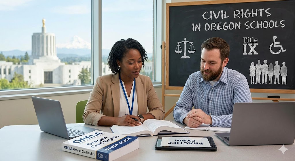 ORELA Oregon Civil Rights Teachers Practice Exam Banner