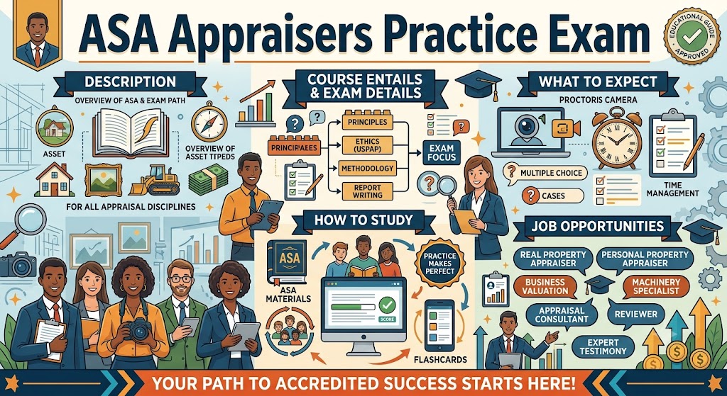 ASA Appraisers Practice Test & Exam Prep Banner