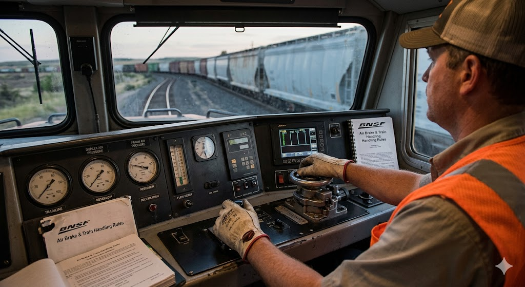 BNSF Air Brake and Train Handling Practice Test Banner