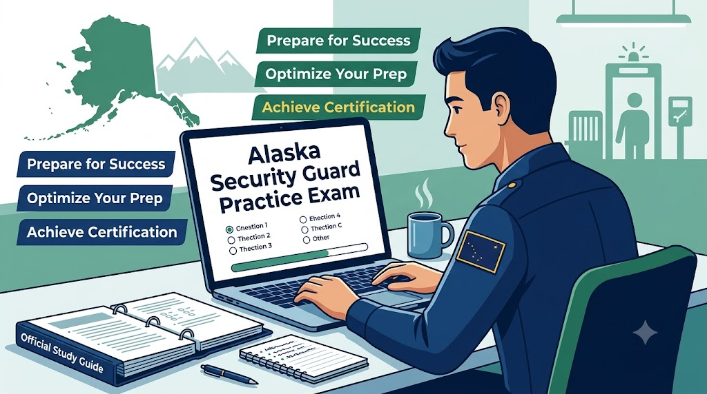 Alaska Security Guard Certification Practice Banner
