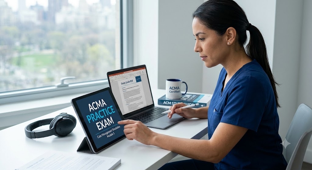 Acma Practice Test & Exam Prep Banner