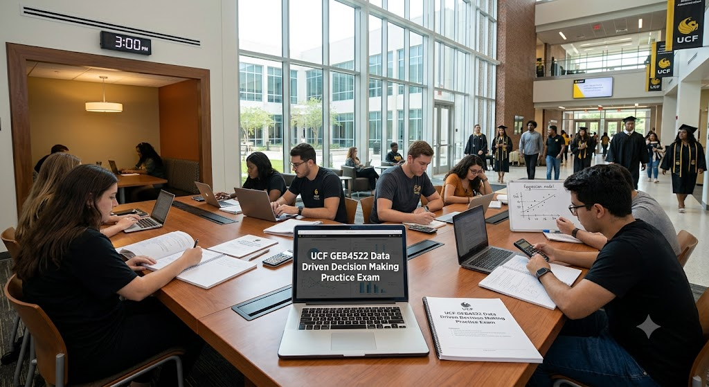 University of Central Florida (UCF) GEB4522 Data Driven Decision Making Practice Exam 2 Banner