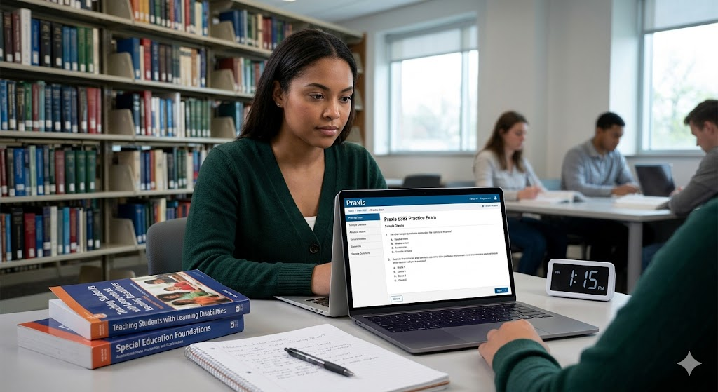 Praxis Special Education Teaching Students with Learning Disabilities 5383 Practice Test 2026 | Exam Prep Questions Banner