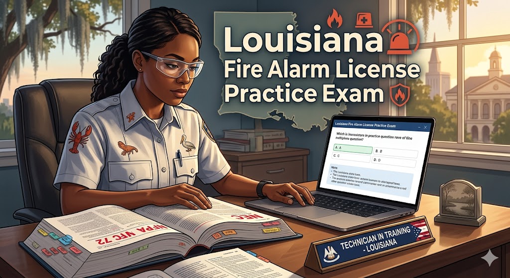 Louisiana Fire Alarm License Practice Exam Banner