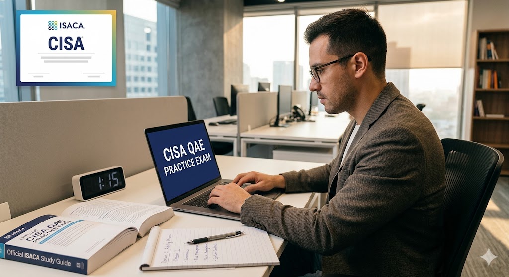 Certified Information Systems Auditor (CISA) QAE Practice Exam Banner