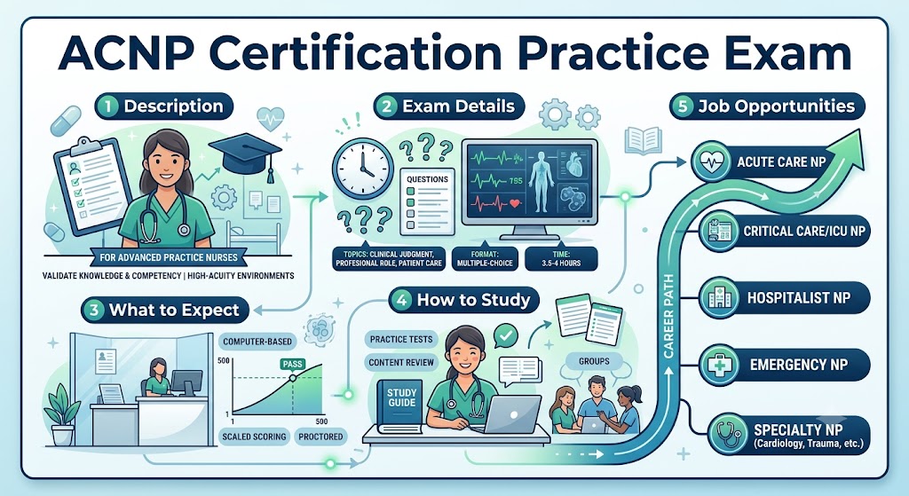 Acute Care Nurse Practitioner Certification Practice Exam Banner