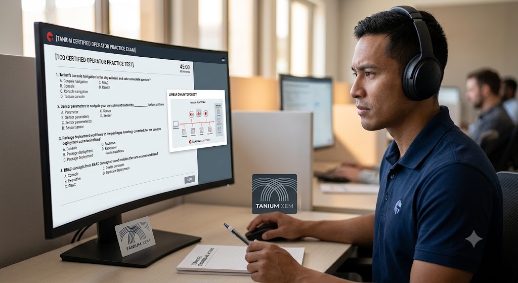 Tanium Certified Operator Practice Exam Banner