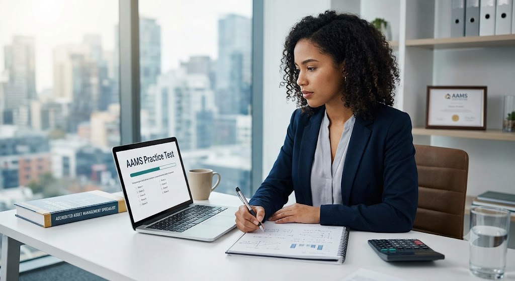 Accredited Asset Management Specialist (AAMS) Practice Exam Banner