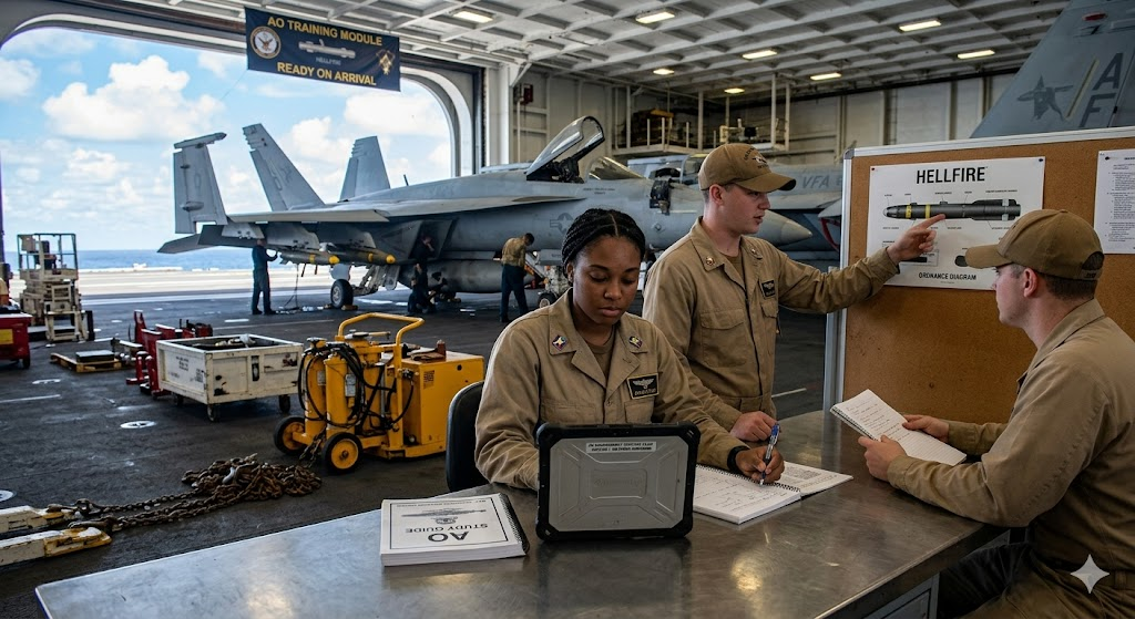 Aviation Ordnanceman (AO) Advancement Practice Exam Banner